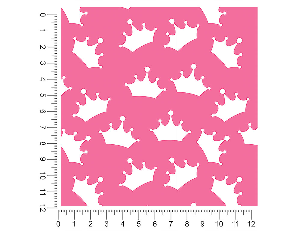Pink Tiaras Fantasy 1ft x 1ft Craft Sheets
