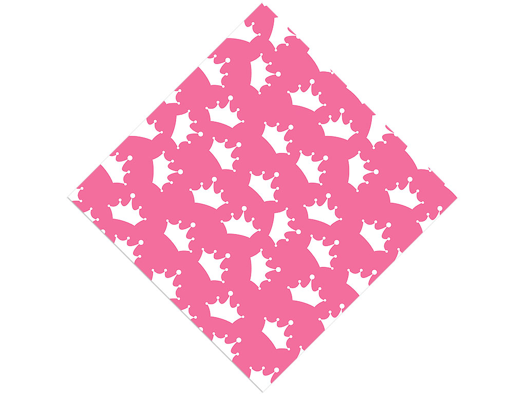 Pink Tiaras Fantasy Vinyl Wrap Pattern