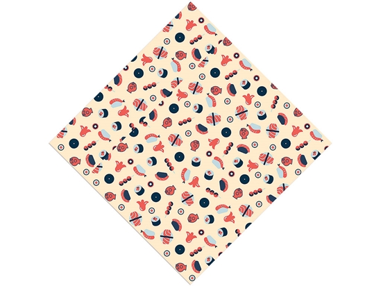 Daytime Dinner Food Vinyl Wrap Pattern