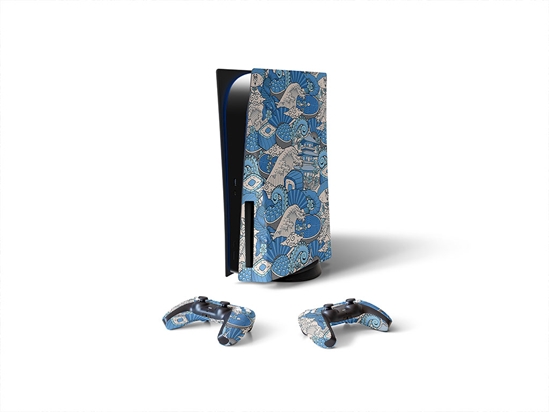 Ocean Bounty Japanese Sony PS5 DIY Skin