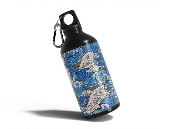 Ocean Bounty Japanese Water Bottle DIY Stickers