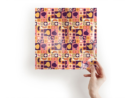 Purple Menu Japanese Craft Sheets