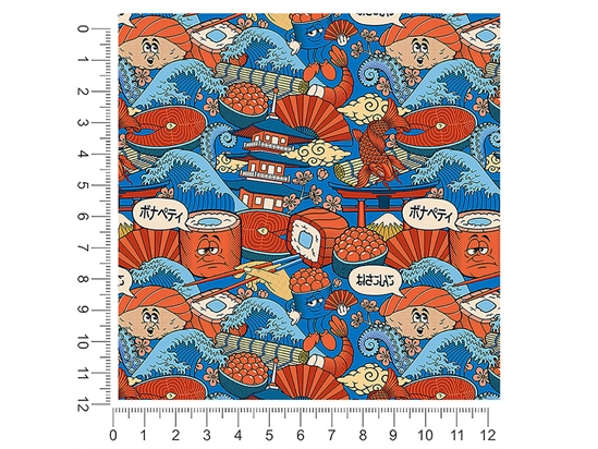 Silly Sushi Japanese 1ft x 1ft Craft Sheets