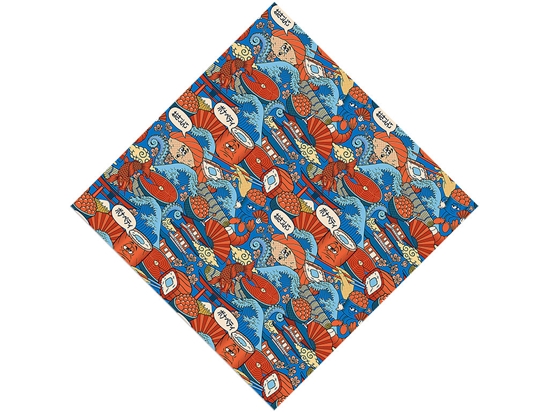 Silly Sushi Food Vinyl Wrap Pattern