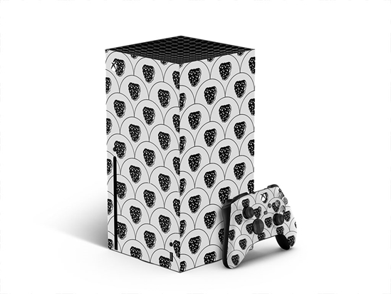 Black Satin Fruit XBOX DIY Decal