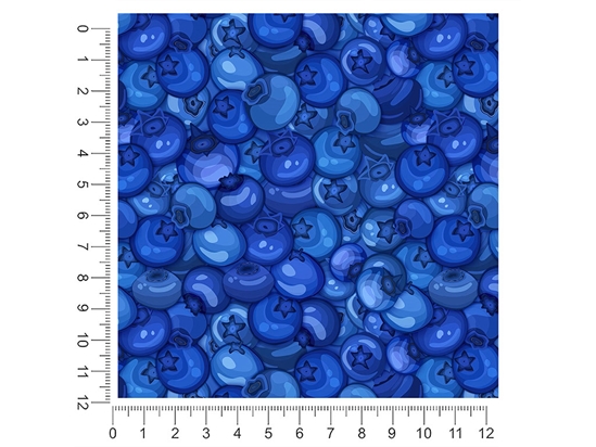 Beautiful Bluecrop Fruit 1ft x 1ft Craft Sheets