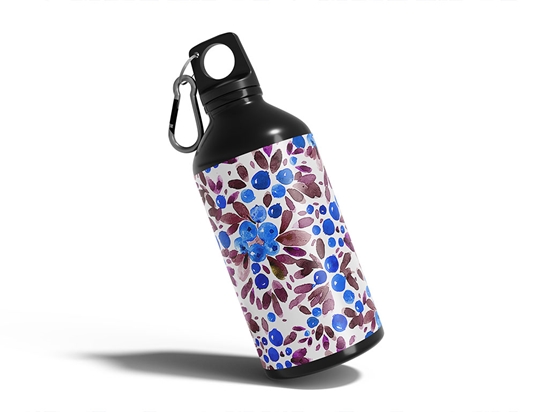 Bog Bilberry Fruit Water Bottle DIY Stickers