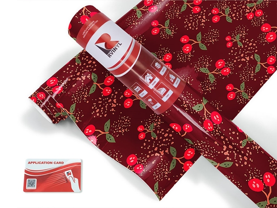 Mellifluous Maraschino Fruit Craft Vinyl Roll