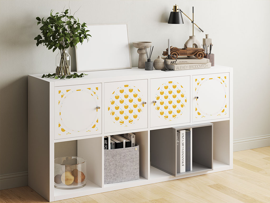 Milk Glass Fruit DIY Furniture Stickers