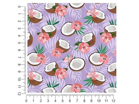 Purple Hibiscus Fruit 1ft x 1ft Craft Sheets