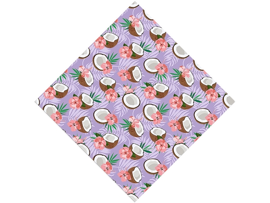 Purple Hibiscus Fruit Vinyl Wrap Pattern