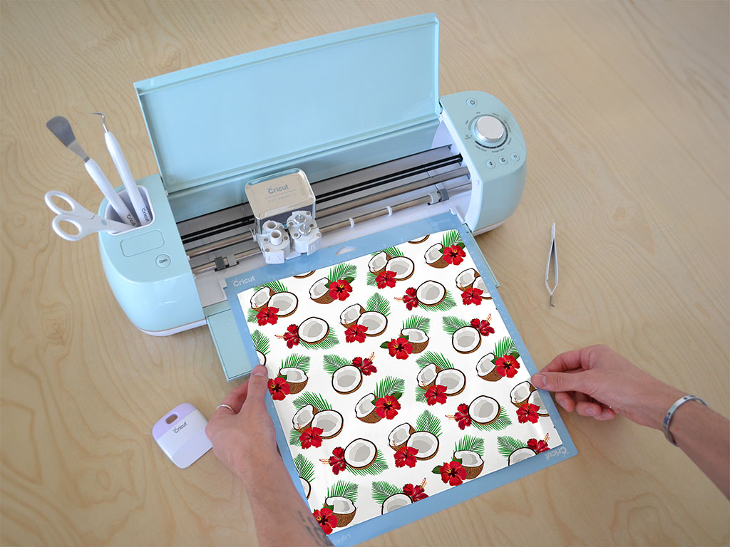 Red Hibiscus Fruit Cricut Compatible Vinyl