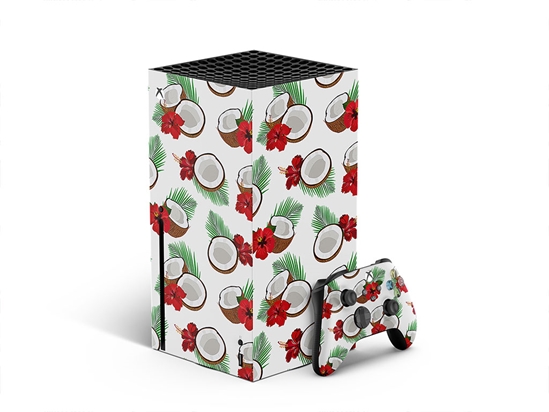 Red Hibiscus Fruit XBOX DIY Decal