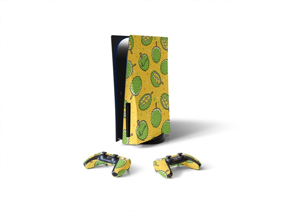 Golden Phoenix Fruit Sony PS5 DIY Skin