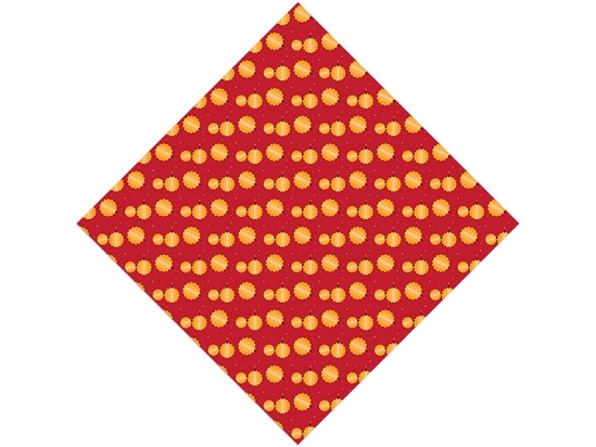 Red Prawn Fruit Vinyl Wrap Pattern