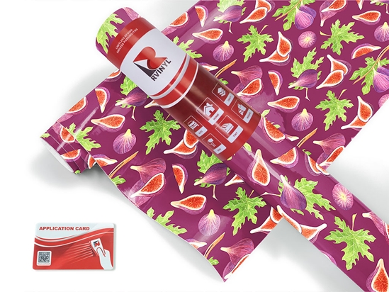 Figgy Pudding Fruit Craft Vinyl Roll