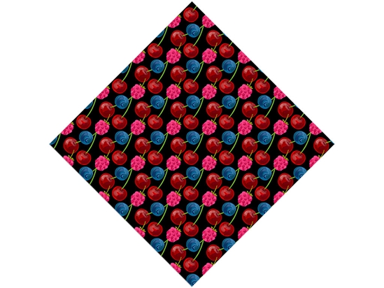 Berries and Cherries Fruit Vinyl Wrap Pattern