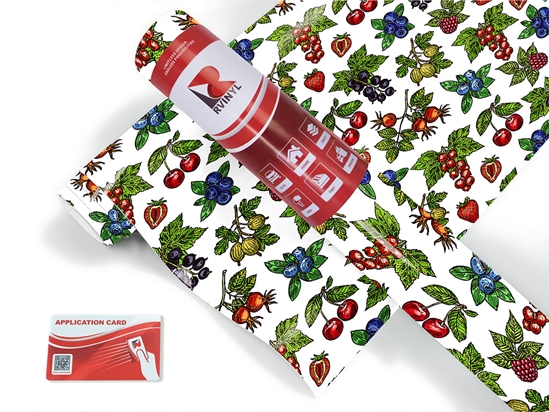 Berry Cluster Fruit Craft Vinyl Roll