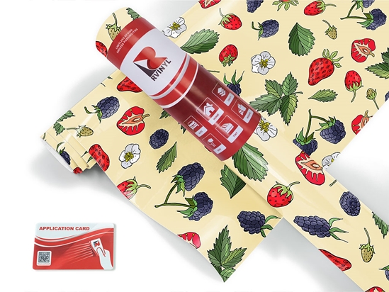 Freshly Picked Fruit Craft Vinyl Roll