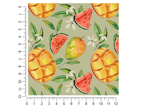 Juicy Sweet Fruit 1ft x 1ft Craft Sheets