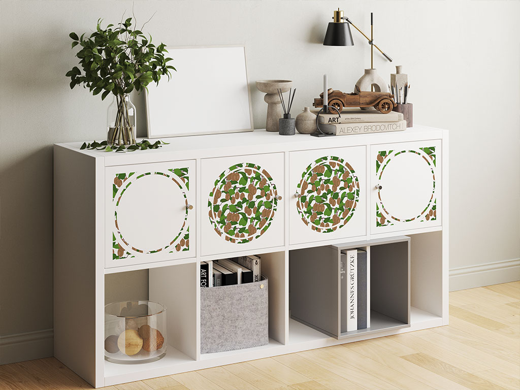 Silver Vine Fruit DIY Furniture Stickers