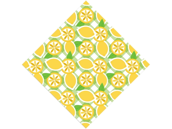 Classic Lemonade Fruit Vinyl Wrap Pattern