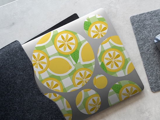 Classic Lemonade Fruit DIY Laptop Stickers