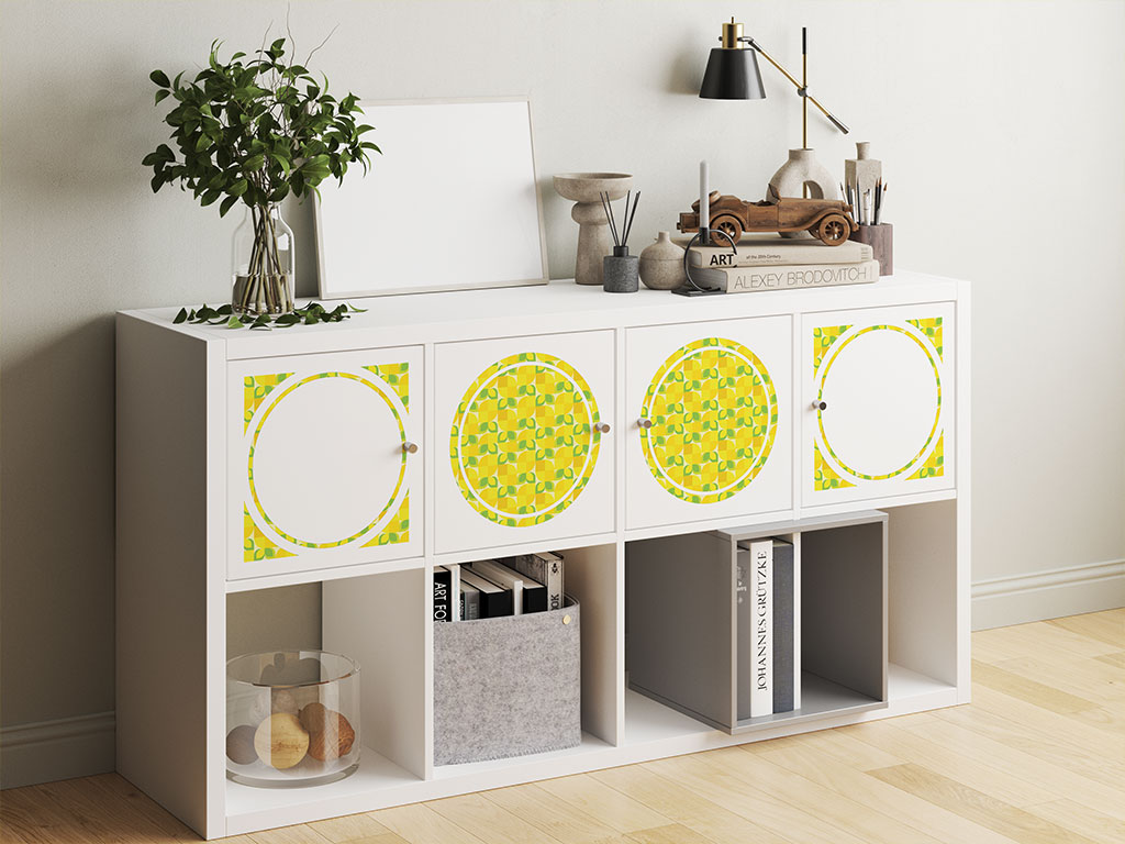 Lemon Mosaic Fruit DIY Furniture Stickers