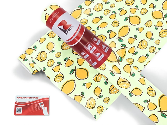 Soft Citrus Fruit Craft Vinyl Roll