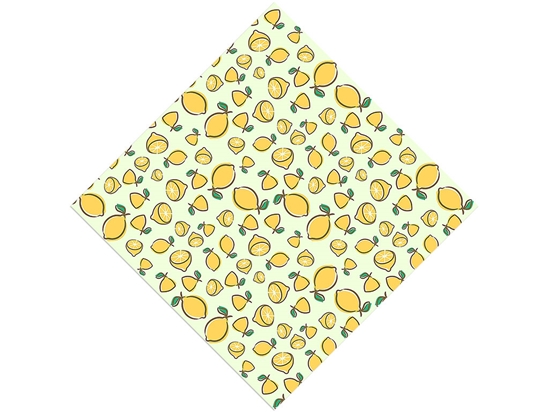 Soft Citrus Fruit Vinyl Wrap Pattern