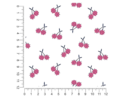 Kwai Mai Pink Fruit 1ft x 1ft Craft Sheets