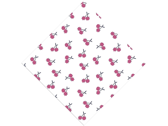 Kwai Mai Pink Fruit Vinyl Wrap Pattern