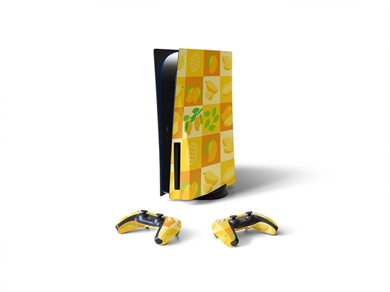 Large Earlygold Fruit Sony PS5 DIY Skin