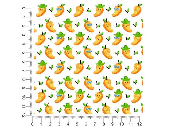 Man Go-Gos Fruit 1ft x 1ft Craft Sheets