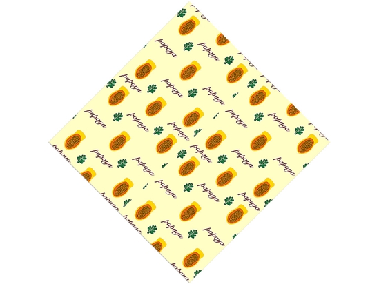 Guinea Gold Fruit Vinyl Wrap Pattern