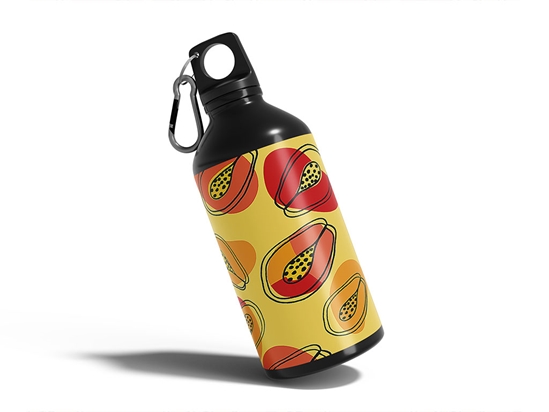 Samba Dance Fruit Water Bottle DIY Stickers