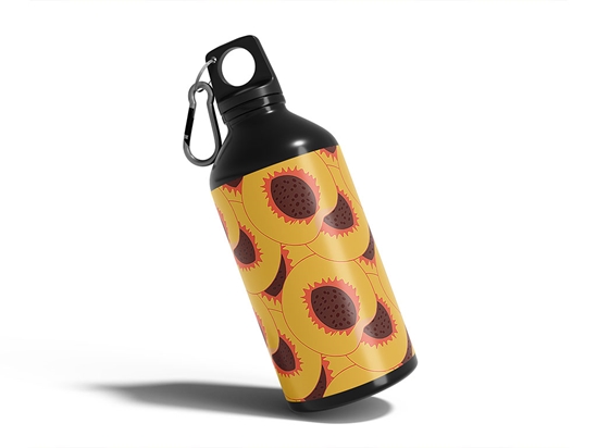 Flaming Fury Fruit Water Bottle DIY Stickers