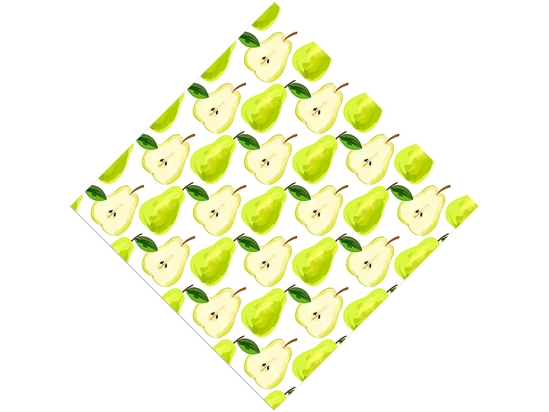 Chartreuse Hood Fruit Vinyl Wrap Pattern