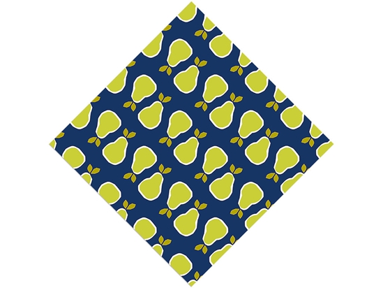 Geometric Sunrise Fruit Vinyl Wrap Pattern