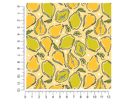 Grant Saint Yellow Fruit 1ft x 1ft Craft Sheets