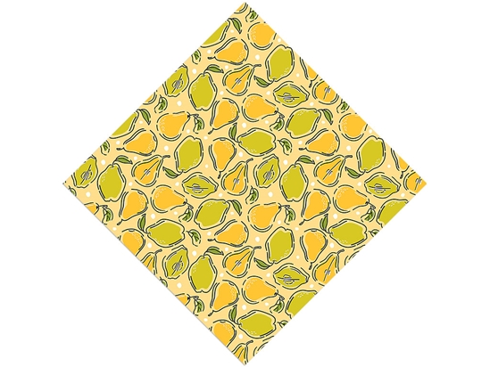 Grant Saint Yellow Fruit Vinyl Wrap Pattern