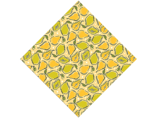 Grant Saint Yellow Fruit Vinyl Wrap Pattern