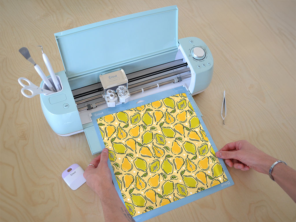 Grant Saint Yellow Fruit Cricut Compatible Vinyl