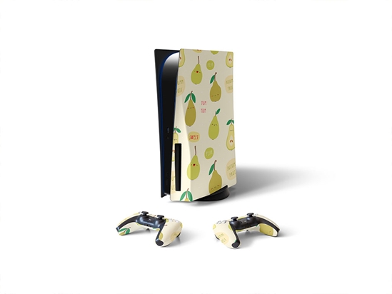 Pear Pleasantries Fruit Sony PS5 DIY Skin