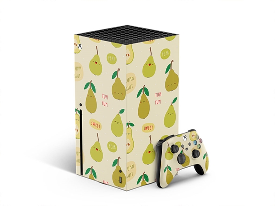 Pear Pleasantries Fruit XBOX DIY Decal