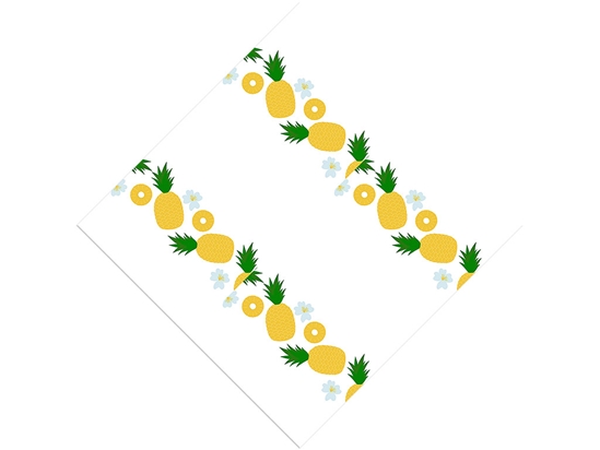 Pineapple Parade Fruit Vinyl Wrap Pattern