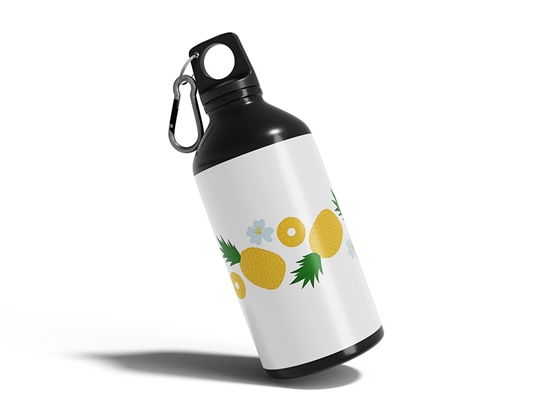 Pineapple Parade Fruit Water Bottle DIY Stickers