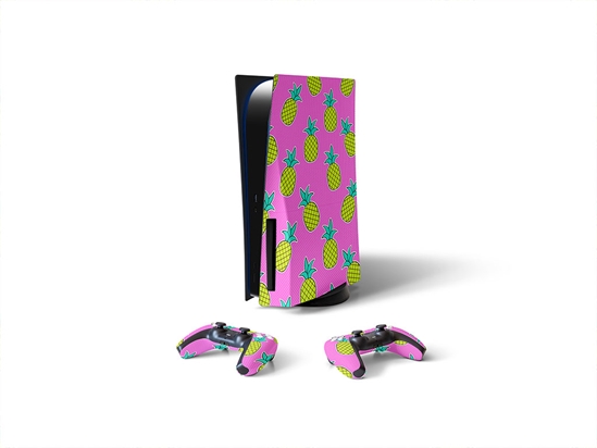 Poppin Pine Fruit Sony PS5 DIY Skin