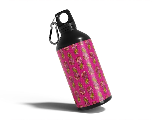 Red Spanish Fruit Water Bottle DIY Stickers