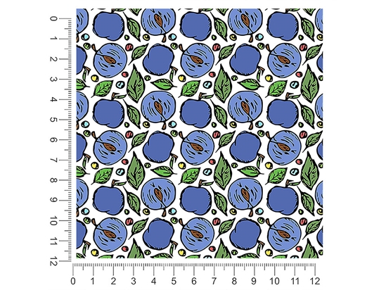 Bite-Sized Bluebyrd Fruit 1ft x 1ft Craft Sheets